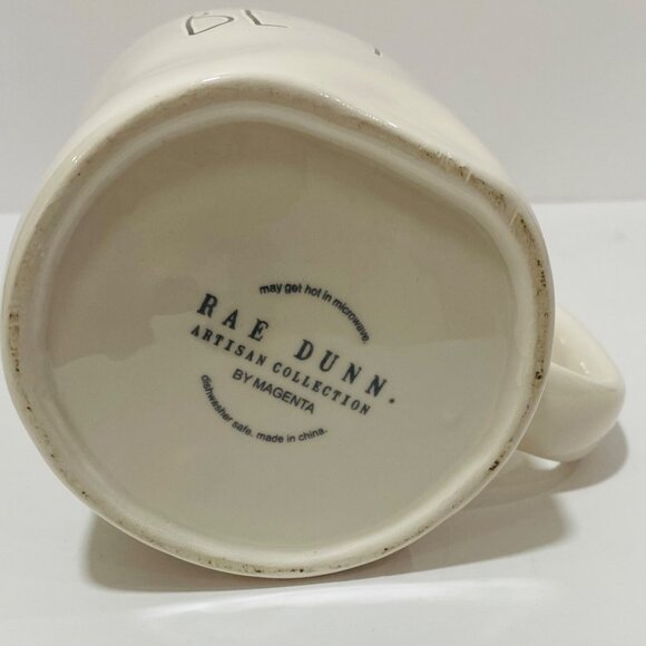 RAE DUNN BY MAGENTA "BE YOU" -Rare -White/Pink inside Coffee/Tea Mug Cup - Picture 6 of 6